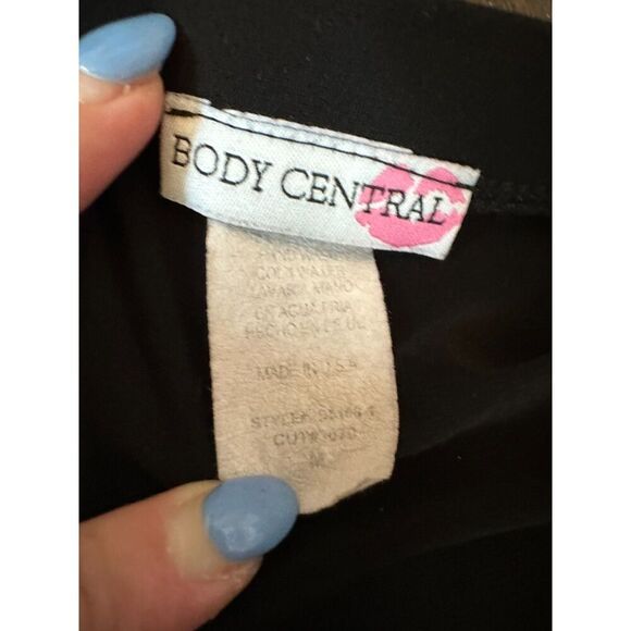 Y2K Vintage Strapless Black Sequin Tube Dress Size Medium - Picture 5 of 8